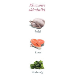 Amanova Cat Tasty Salmon & Turkey - łosoś i indyk saszetka 85g - All4Animals