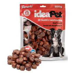 IdeaPet Sushi z wołowiną 500g - All4Animals