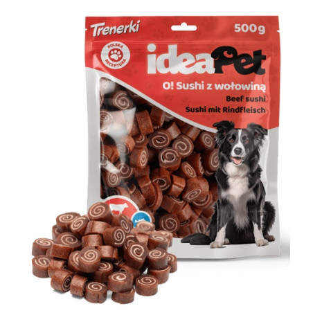 IdeaPet Sushi z wołowiną 500g - All4Animals