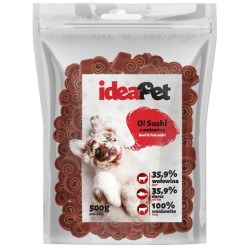 IdeaPet Sushi z wołowiną 500g - All4Animals