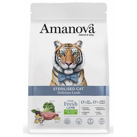 Amanova Cat Sterilised Delicious Lamb - jagnięcina 300g - All4Animals