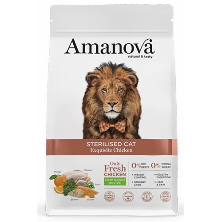 Amanova Cat Sterilised Exquisite Chicken - kurczak 300g - All4Animals