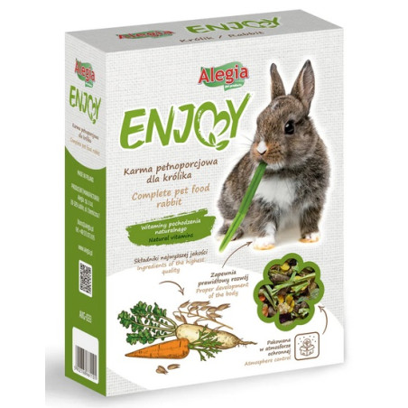Alegia Enjoy Królik 400g - All4Animals