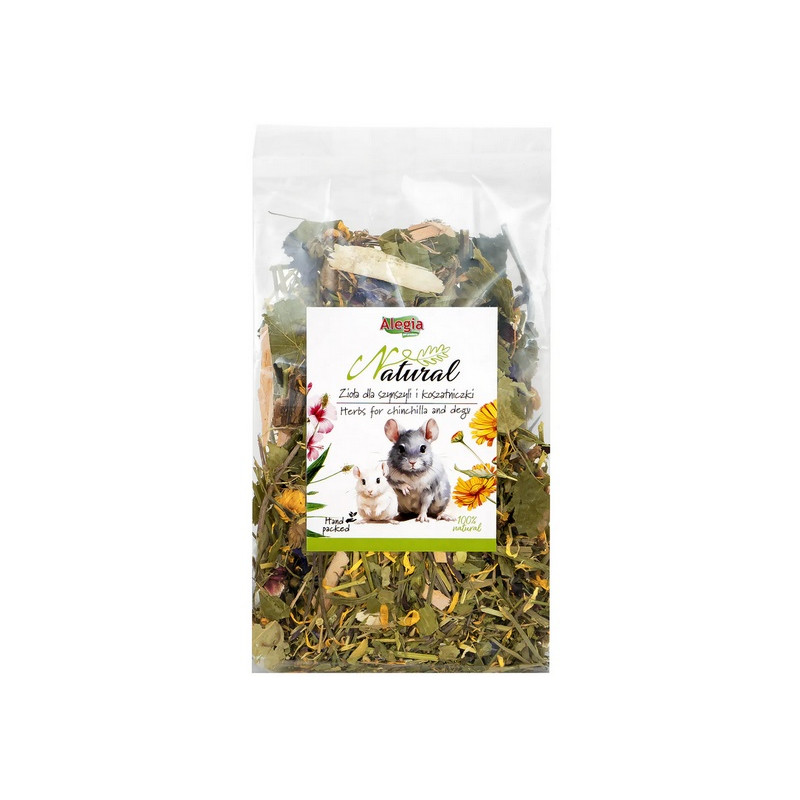 Alegia Natural Zioła dla szynszyli i koszatniczki 100g - All4Animals