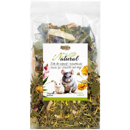 Alegia Natural Zioła dla szynszyli i koszatniczki 100g - All4Animals
