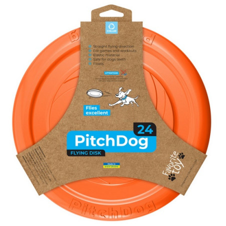 Collar PitchDog24 Latający dysk 24cm pomarańczowy - All4Animals