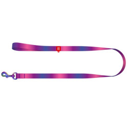 Collar WauDog Recycled Smycz nylonowa, gradient S 15mm/122cm fioletowy - All4Animals