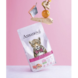 Amanova Cat Adult Salmon Deluxe - łosoś 1,5kg - All4Animals
