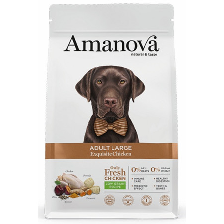 Amanova Dog Adult Large Exquisite Chicken - kurczak 12kg - All4Animals