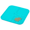 Collar WauDog Silicone Mata do lizania 19x19x1cm niebieska - All4Animals