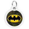 Collar WauDog Smart ID Zawieszka z QR-paszportem okrągła 3cm batman zielony - All4Animals