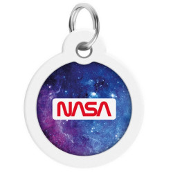 Collar WauDog Smart ID Zawieszka z QR-paszportem okrągła 3cm NASA21 - All4Animals
