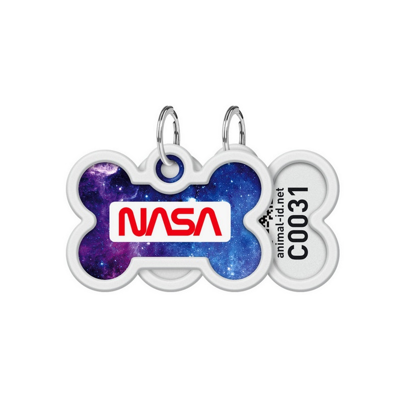 Collar WauDog Smart ID Zawieszka z QR-paszportem kość 4x3cm NASA21 - All4Animals