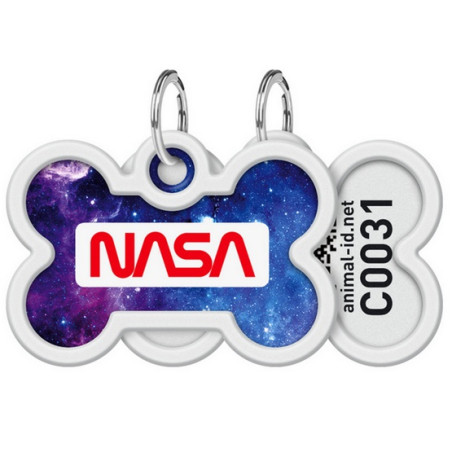Collar WauDog Smart ID Zawieszka z QR-paszportem kość 4x3cm NASA21 - All4Animals