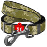 Collar WauDog Nylon Smycz nylonowa regulowana M 20mm/152-183cm, wzór MILITARY - All4Animals
