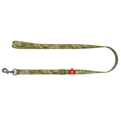 Collar WauDog Nylon Smycz nylonowa regulowana L-XXL 25mm/152-183cm, wzór MILITARY - All4Animals