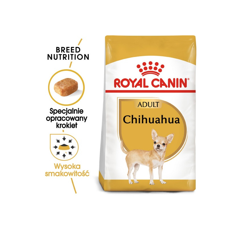 Royal Canin Chihuahua Adult karma sucha dla psów dorosłych rasy chihuahua 0,5kg - All4Animals