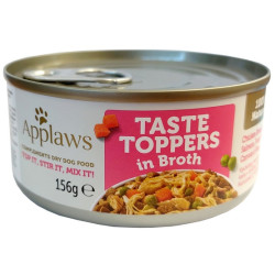 Applaws Dog Taste Toppers puszka z kurczakiem, łososiem i warzywami 156g - All4Animals