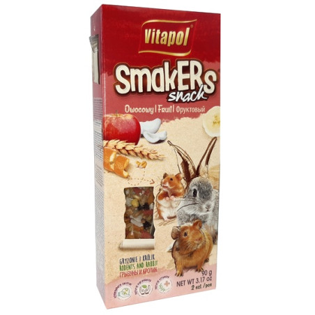 Vitapol Smakers dla gryzoni - owocowy 2szt - All4Animals