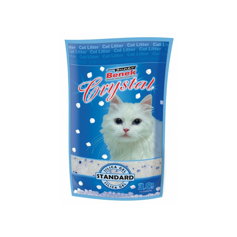 Super Benek Crystal Silikonowy 3,8L - All4Animals