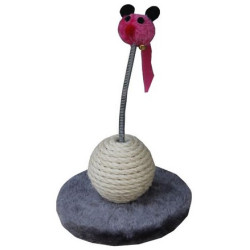Yarro Drapak Mini Myszka różowo-szary 18x12x18cm