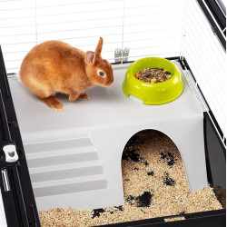 Ferplast Klatka Casita 100 czarna [57066070] ^^ - All4Animals