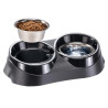 Ferplast Duo Feed 03 - Podstawka z dwiema miskami KC 54 - All4Animals