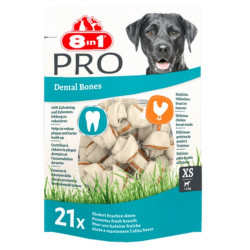 8in1 Dental Delights Bones XS torebka 21szt - All4Animals