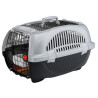 Ferplast Atlas Deluxe 20 Open - transporter z otwieranym sufitem srebrno-czarny - All4Animals