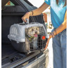 Ferplast Atlas Deluxe 20 Open - transporter z otwieranym sufitem srebrno-czarny - All4Animals