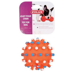 Zolux Zabawka winylowa piłka z wypustkami 9cm - All4Animals