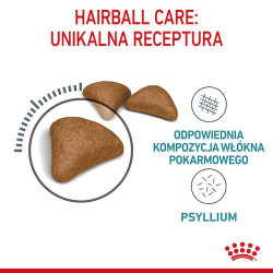 Royal Canin Hairball Care karma sucha dla kotów dorosłych, eliminacja kul włosowych 2kg - All4Animals