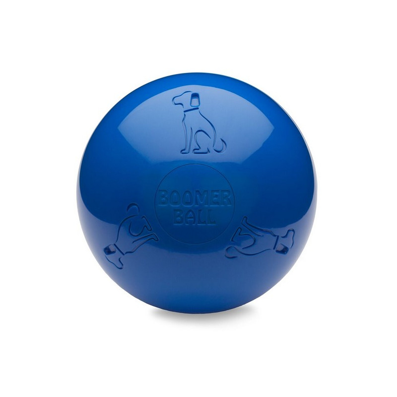 Boomer Ball M - 6" / 15cm niebieska - All4Animals