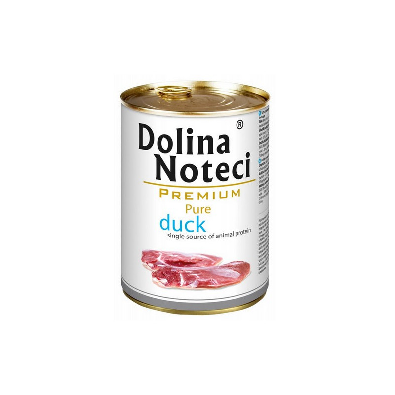 Dolina Noteci Premium Pies Pure Kaczka puszka 400g - All4Animals