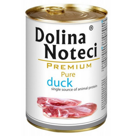 Dolina Noteci Premium Pies Pure Kaczka puszka 400g - All4Animals