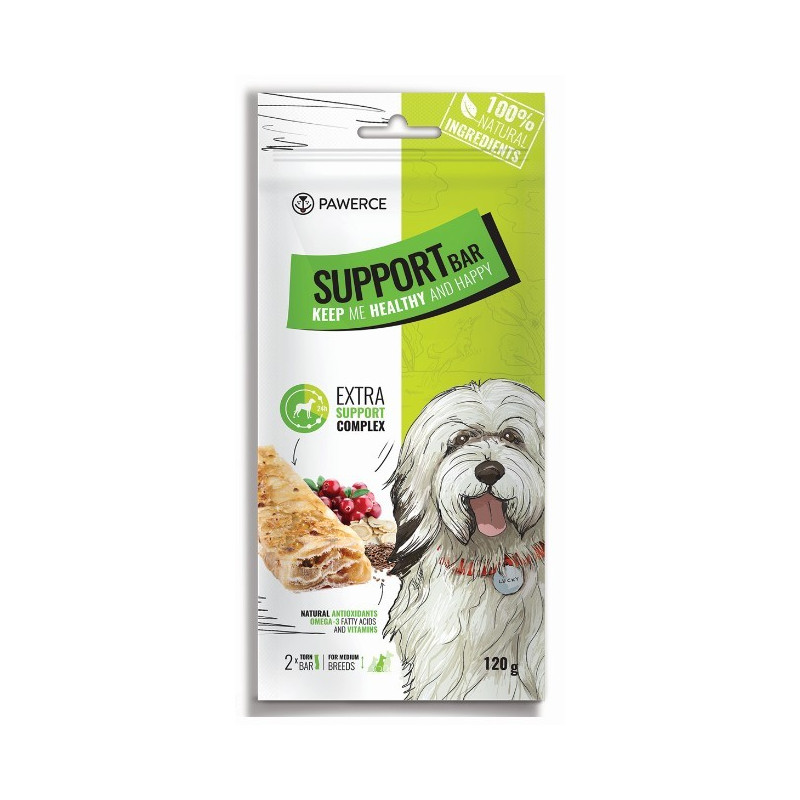 Pawerce Support Bar Medium Breeds 2szt/op 120g/15cm - All4Animals