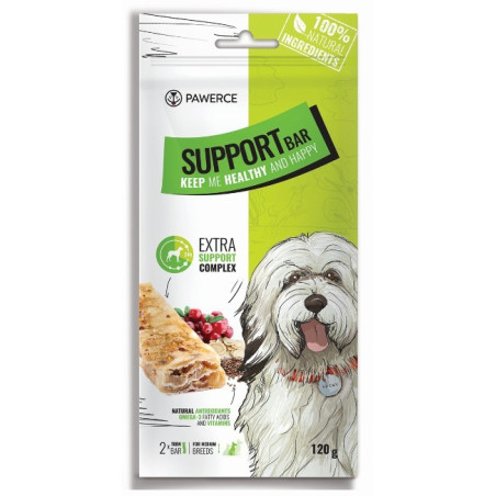 Pawerce Support Bar Medium Breeds 2szt/op 120g/15cm - All4Animals