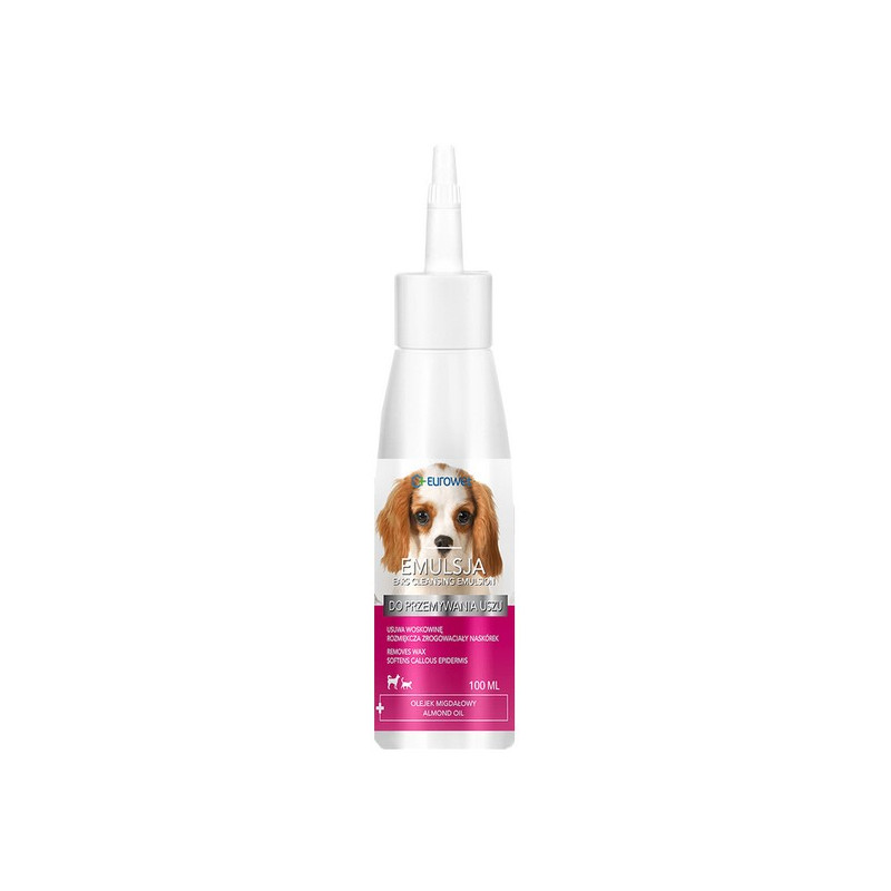 Eurowet Płyn do przemywania uszu dla psów i kotów 100ml - All4Animals