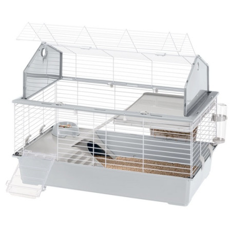 Ferplast Klatka Barn 100 jasnoszara [57068521] ^^ - All4Animals