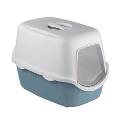 Stefanplast Toaleta Cathy z filtrem szaroniebieska - All4Animals