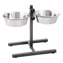 Barry King Stojak regulowany do misek 4,7L metaliczny