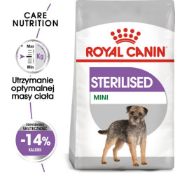Royal Canin Mini Sterilised karma sucha dla psów dorosłych, ras małych, sterylizowanych 1kg - All4Animals
