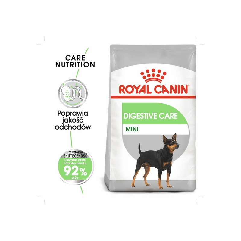 Royal Canin Mini Digestive Care karma sucha dla psów dorosłych, ras małych o wrażliwym przewodzie pokarmowym 3kg - All4Animals