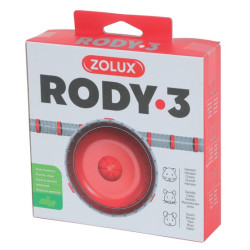 Zolux Kołowrotek RODY3 Silent Wheel czerwony - All4Animals