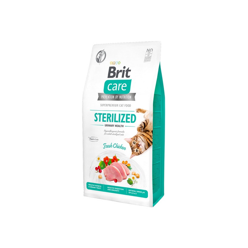 Brit Care Cat Grain Free Sterilized Urinary Health 7kg - All4Animals