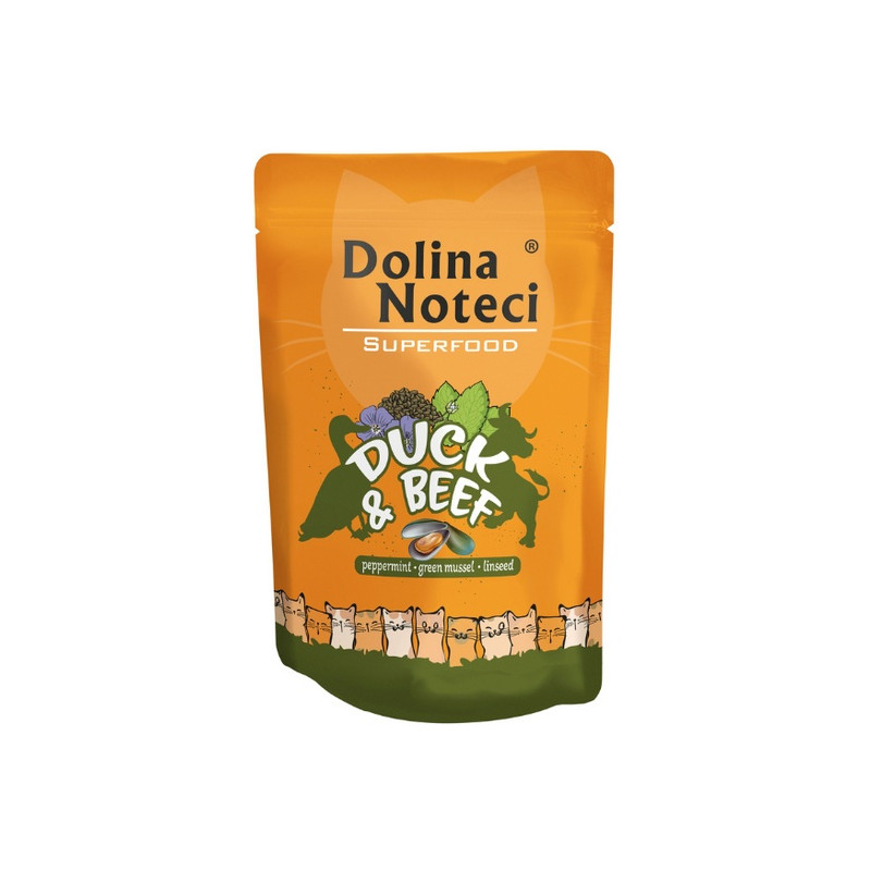 Dolina Noteci Superfood Kot Kaczka i wołowina saszetka 85g - All4Animals