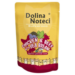 Dolina Noteci Superfood Kot Kurczak, wołowina i dorada saszetka 85g - All4Animals