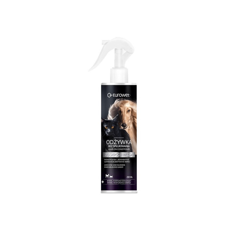 Eurowet Odżywka bez spłukiwania dla psów i kotów 200ml - All4Animals