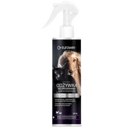 Eurowet Odżywka bez spłukiwania dla psów i kotów 200ml - All4Animals