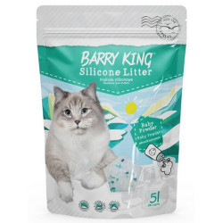 Barry King Podłoże silikonowe dla kota Baby Powder 5L
